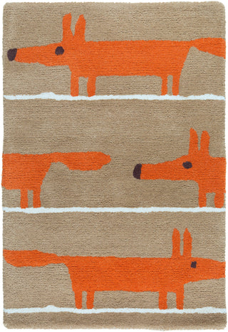 Surya SCI-23 Rust Area Rug by Scion 2' x 3'