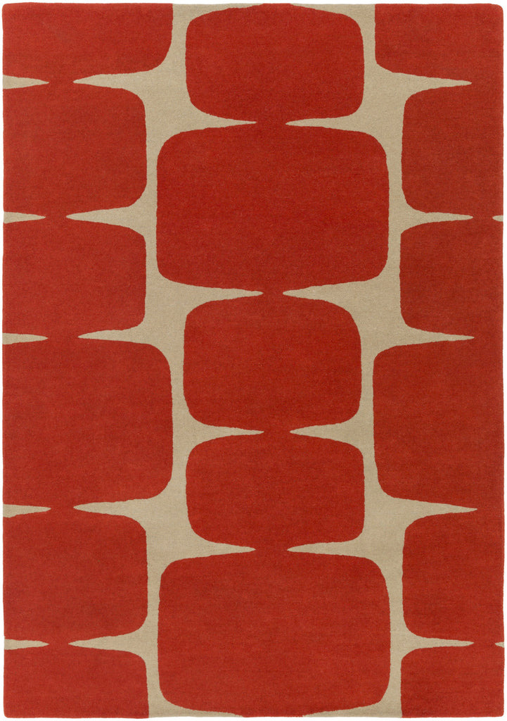 Surya SCI-35 Orange Area Rug by Scion