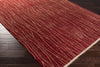 Surya Scarlet SCL-1001 Cherry Hand Knotted Area Rug Corner Shot