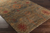 Surya Scarborough SCR-5147 Charcoal Hand Knotted Area Rug 5x8 Corner