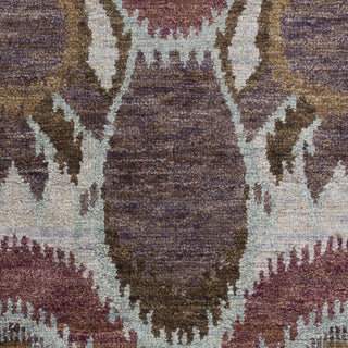 Surya Scarborough SCR-5152 Eggplant Hand Knotted Area Rug Sample Swatch