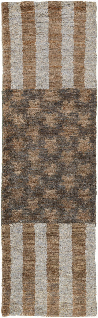 Surya Scarborough SCR-5155 Medium Gray Hand Knotted Area Rug 2'6'' X 8'