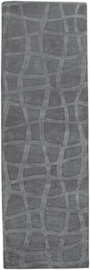 Surya Sculpture SCU-7506 Gray Area Rug by Candice Olson 2'6'' x 8' Runner