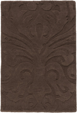 Surya Sculpture SCU-7513 Chocolate Area Rug by Candice Olson 2' x 3'