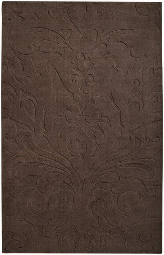 Surya Sculpture SCU-7513 Chocolate Area Rug by Candice Olson 5' x 8'