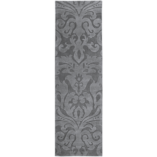 Surya Sculpture SCU-7519 Gray Area Rug by Candice Olson 2'6'' x 8' Runner