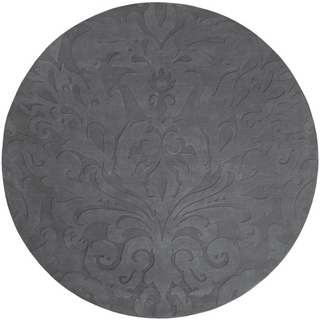 Surya Sculpture SCU-7519 Gray Area Rug by Candice Olson 8' Round