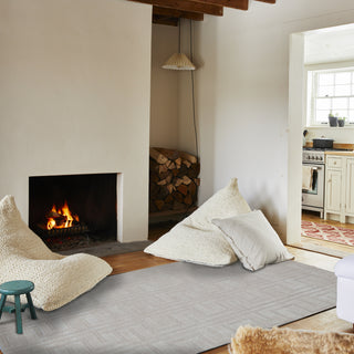 NuStory NuModern Sculpted Ivory Area Rug 