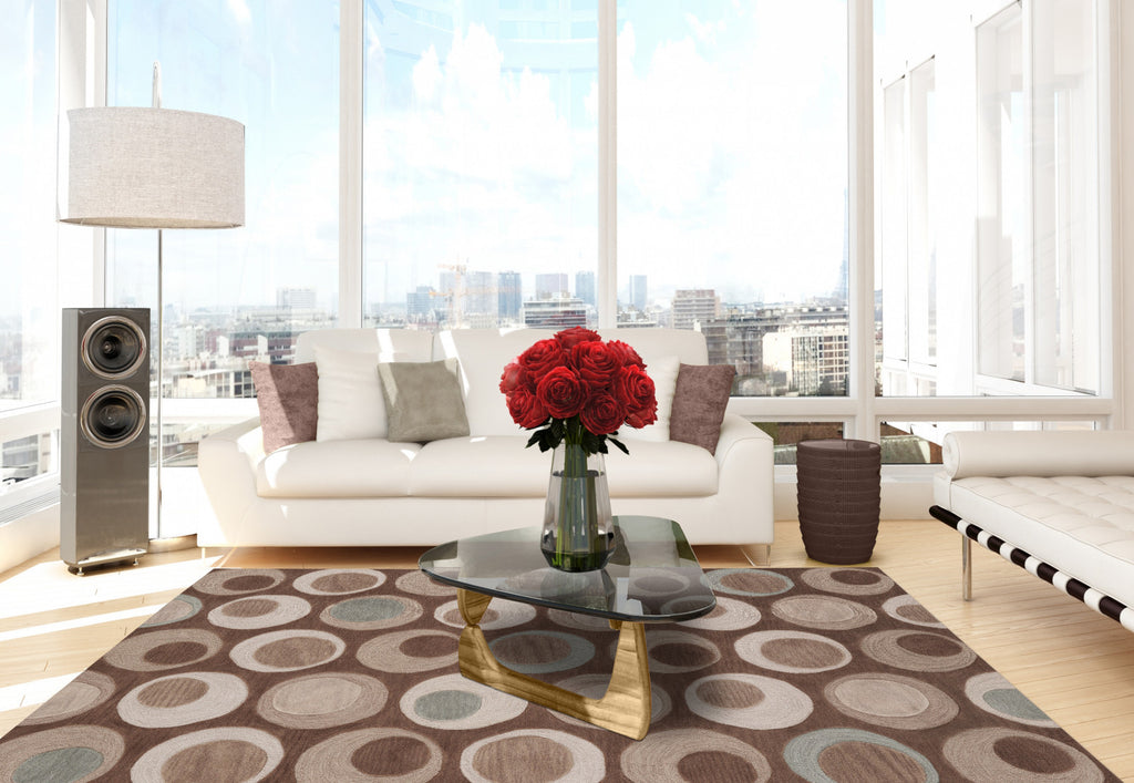 Dalyn Studio SD303 Taupe Area Rug Lifestyle Image Feature