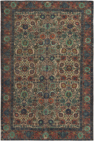 Shadi SDI-1000 White Area Rug by Surya 5' X 7'6''