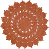 Surya Sundaze SDZ-1000 Burnt Orange Area Rug 8' Round