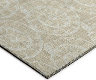 Dalyn Seabreeze SZ11 Taupe Area Rug Corner Image