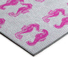 Dalyn Seabreeze SZ15 Flamingo Area Rug Corner Image