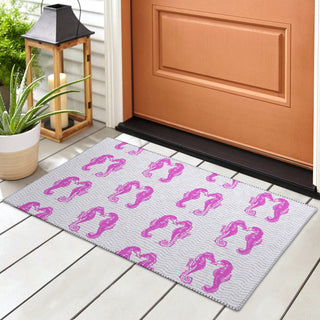 Dalyn Seabreeze SZ15 Flamingo Area Rug Room Image Feature