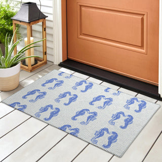 Dalyn Seabreeze SZ15 Navy Area Rug Room Image Feature