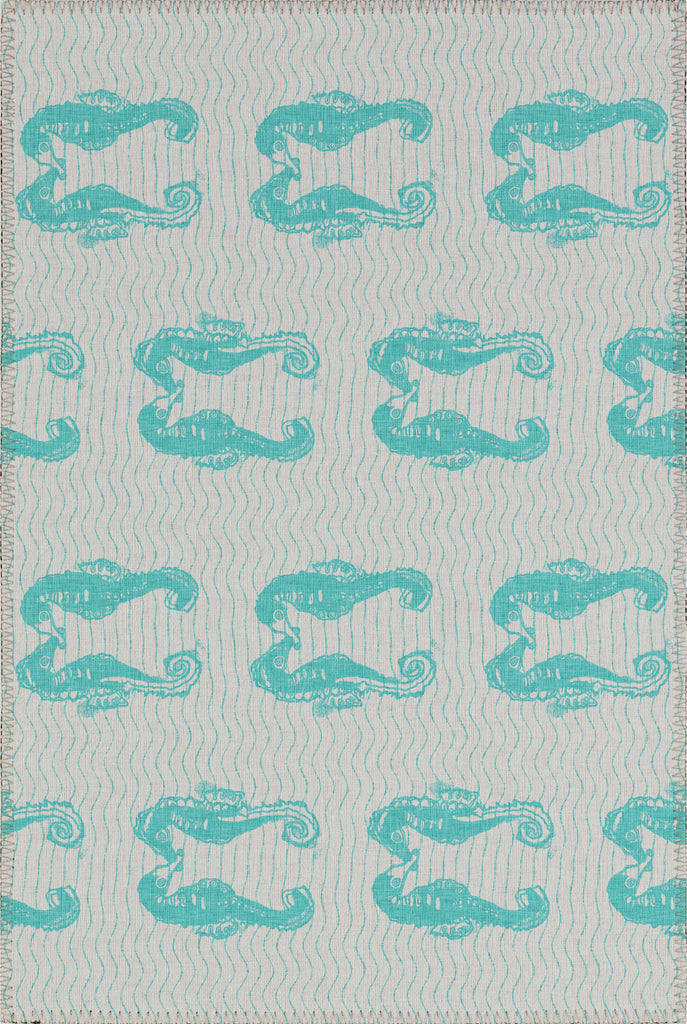 Dalyn Seabreeze SZ15 Teal Area Rug main image