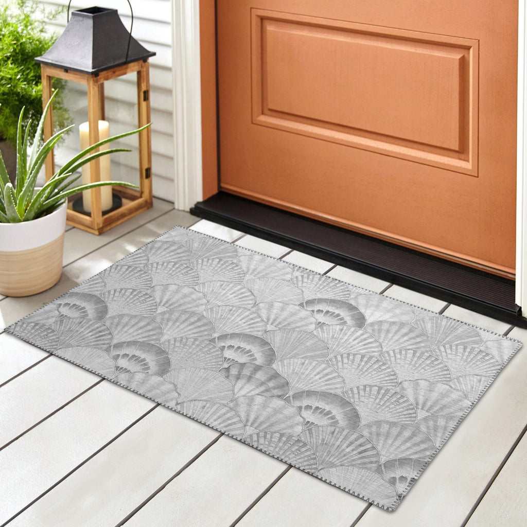Dalyn Seabreeze SZ2 Silver Area Rug Room Image Feature