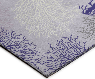 Dalyn Seabreeze SZ3 Lavender Area Rug Corner Image