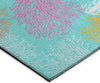 Dalyn Seabreeze SZ2 Teal Area Rug Corner Image