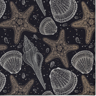 Dalyn Seabreeze SZ4 Black Area Rug Closeup Image