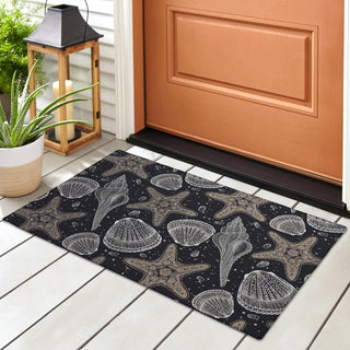 Dalyn Seabreeze SZ4 Black Area Rug Room Image Feature