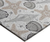 Dalyn Seabreeze SZ4 Silver Area Rug Corner Image