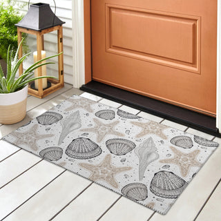 Dalyn Seabreeze SZ4 Silver Area Rug Room Image Feature