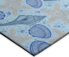 Dalyn Seabreeze SZ4 Sky Area Rug Corner Image