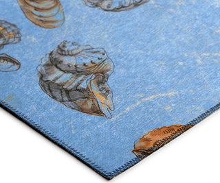 Dalyn Seabreeze SZ9 Denim Area Rug Corner Image