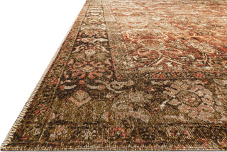 Loloi Sebastian SEB-01 Rust/Tobacco Area Rug Corner 