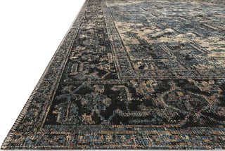 Loloi Sebastian SEB-02 Ocean/Midnight Area Rug Corner