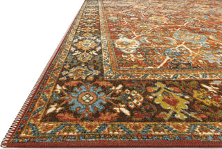 Loloi Sebastian SEB-06 Red/Multi Area Rug Corner