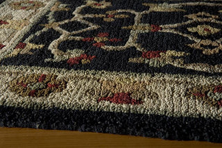 Momeni Sedona SD-02 Black Area Rug Corner Shot