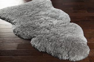 Artistic Weavers Sheep Misty Gray Area Rug Corner Shot