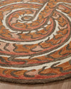 Loloi Selby SEL-01 Tangerine / Spice Area Rug by Justina Blakeney Angle Image