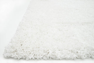 Loloi Selma Shag SZ-01 White Area Rug Corner Shot