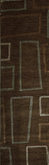 Momeni Sensations SEN-1 Brown Area Rug Closeup