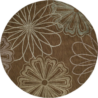 Momeni Sensations SEN-2 Brown Area Rug Detail Shot