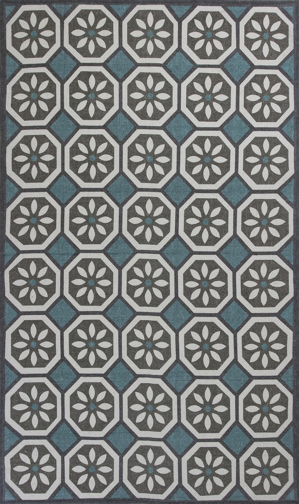KAS Serafina 2918 Slate/Blue Tertulia Area Rug