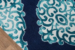 Momeni Serene SRE-2 Navy Area Rug Closeup