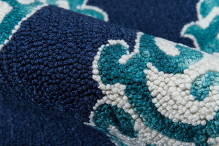 Momeni Serene SRE-2 Navy Area Rug Detail Shot