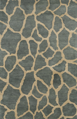 Momeni Serengeti SG-04 Teal Area Rug Main