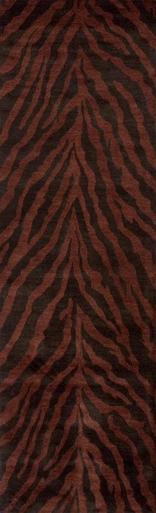 Momeni Serengeti SG-05 Tiger Area Rug Closeup