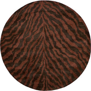 Momeni Serengeti SG-05 Tiger Area Rug Detail Shot