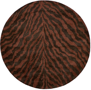 Momeni Serengeti SG-05 Tiger Area Rug Close up