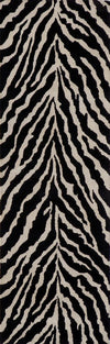 Momeni Serengeti SG-05 Zebra Area Rug Closeup