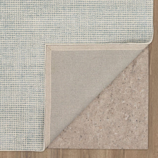 Karastan Labyrinth Serpentine Blue Area Rug Back Image