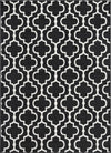 Surya Seville SEV-2317 Black White Area Rug Mirror main image