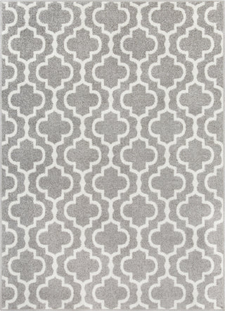 Surya Seville SEV-2318 Medium Gray White Area Rug Mirror main image