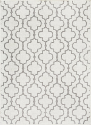 Surya Seville SEV-2319 Medium Gray White Area Rug Mirror main image